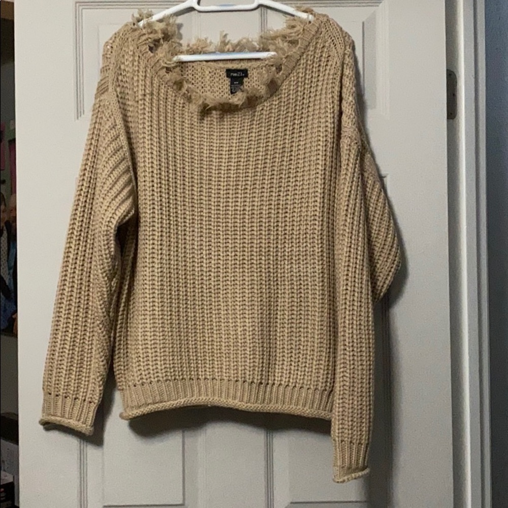 Off the shoulder sweater